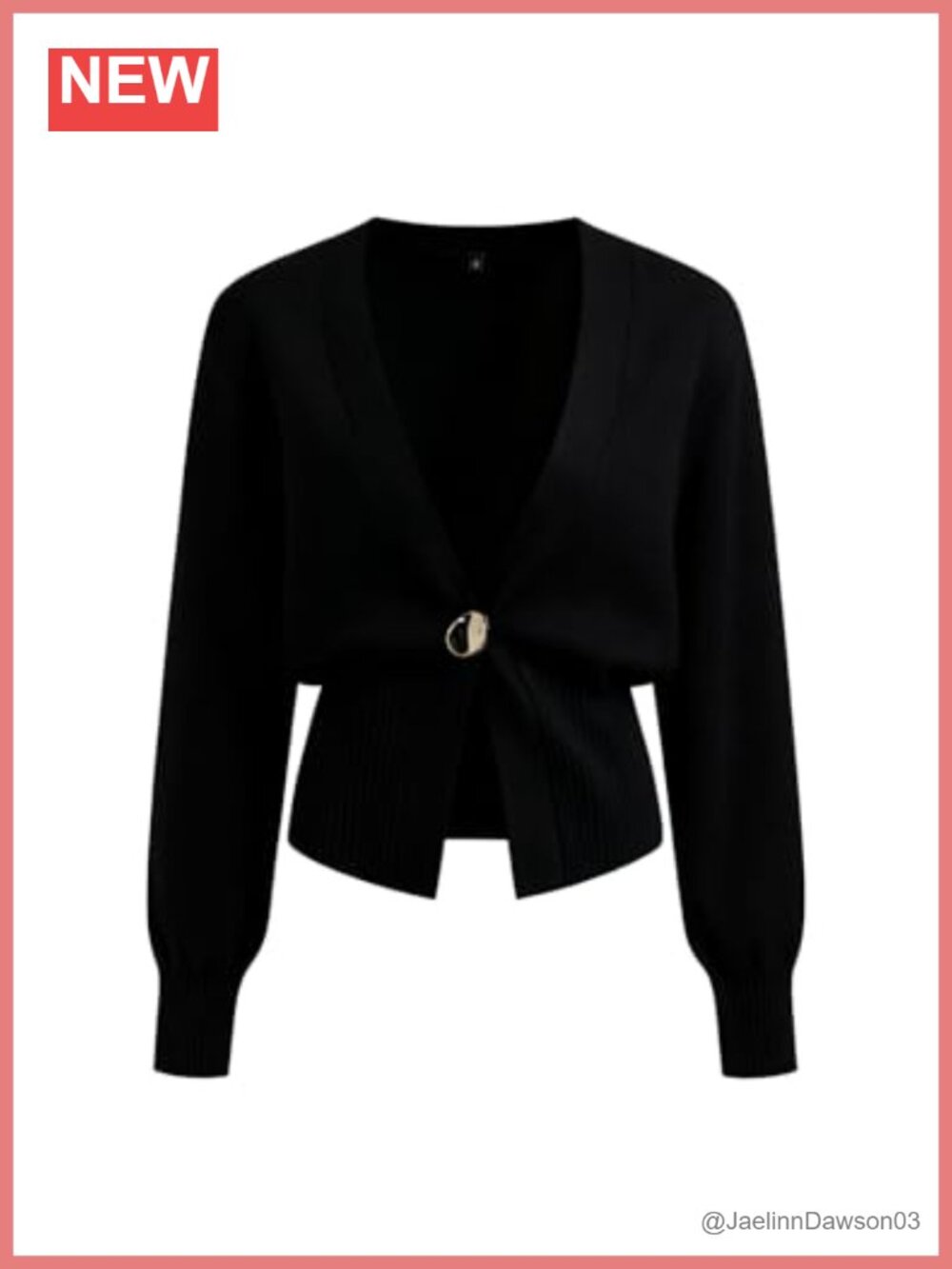 Women's Knitted Cardigan Sweater Long Sleeve V-Neck Button Down Outwear